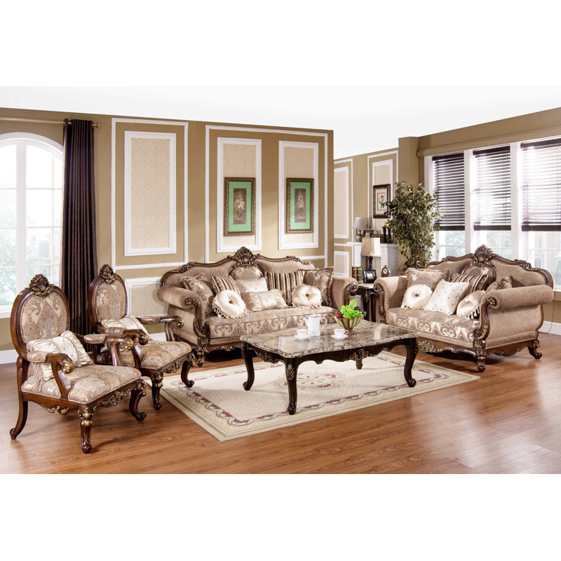 Encinas 3 Piece Living Room Set